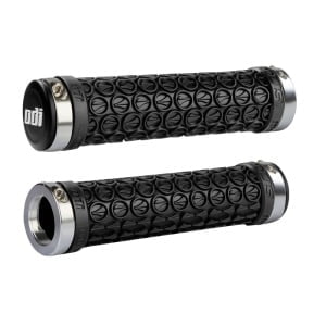 Vairo rankenos ODI SDG MTB Lock-On Bonus Pack Black w/Silver Clamps