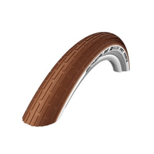 Padanga 26" Schwalbe Fat Frank HS 375, Active Wired 60-559 Brown/Whitewall-Reflex