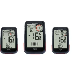 Dviračio kompiuteris SIGMA ROX 4.0 GPS Black Sensor Set