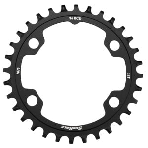 Priekinis dantratis SunRace CRMX30 Narrow-Wide Asymmetric Alu 96BCD 32T