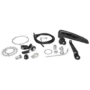 Galinė įvorė Sturmey-Archer SRF3 Alu 36H 3-speed freewheel black