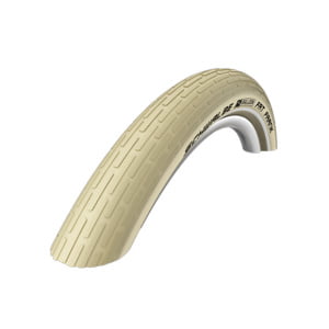 Padanga 26" Schwalbe Fat Frank HS 375, Active Wired 60-559 Creme-Reflex