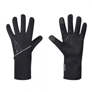 Pirštinės FORCE VISION, softshell pavasaris/ruduo (juodos) dydis L