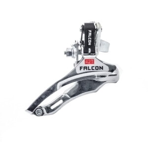 Priekinis pavarų perjungiklis Falcon 31,8mm 42T trosas iš viršaus