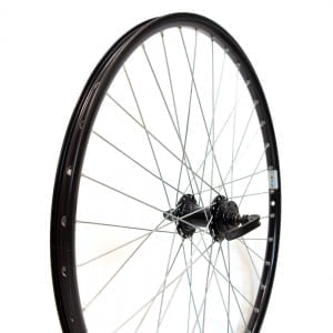 Priekinis ratas 26" juodas dvigubas Ryde ratlankis Guli juoda stebulė 36H Disc 6 varžtų tvirtinimas