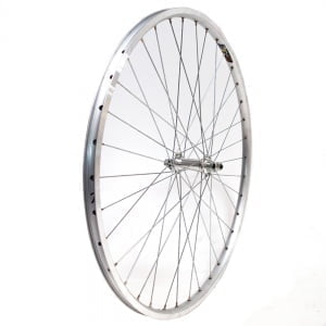 Priekinis ratas 28/29" SC J19E, aliuminė stebulė, tvirtinimas varžtais (aliuminis, sidabrinis)