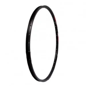 Ratlankis 26", HL20D disk 36H, dvigubas, su kniedėmis (juodas)