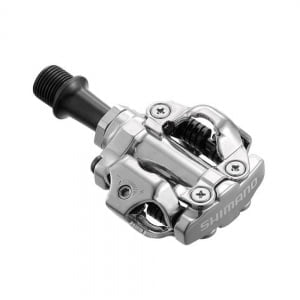 Pedalai Shimano SPD M540 + plokštelės (sidabriniai)