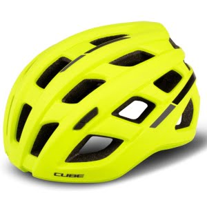 Šalmas Cube Road Race yellow-S/M (53-57)