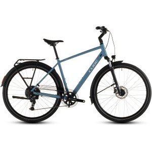 Dviratis Cube Touring ONE bluebird'n'grey 2026-50 cm