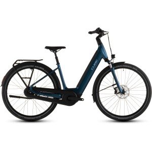 Elektrinis dviratis Cube Supreme RT Hybrid Comfort EX 600 Easy Entry nautica'n'prism 2026-54 cm