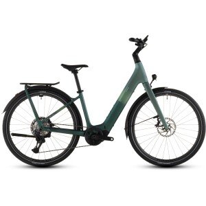 Elektrinis dviratis Cube Kathmandu Hybrid C:62 SLT 400X Easy Entry seafoam'n'chrome 2026-58 cm