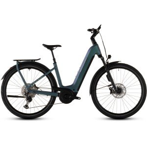 Elektrinis dviratis Cube Kathmandu Hybrid EXC 800 Easy Entry smaragdgrey'n'prism 2026-50 cm