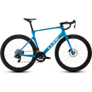 Dviratis Cube Agree C:62 EX topasblue'n'white 2026-53 cm
