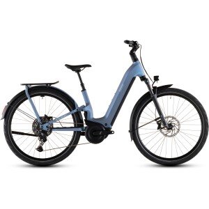 Elektrinis dviratis Cube Kathmandu Hybrid ONE11 HPC Pro 800 Easy Entry hazeblue'n'blue 2026-46 cm