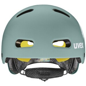Šalmas Uvex kid 4 style MIPS spray sage green matt-51-55CM