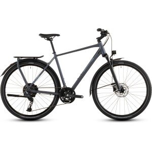 Dviratis Cube Kathmandu EXC metallicgrey'n'chrome 2026-62 cm