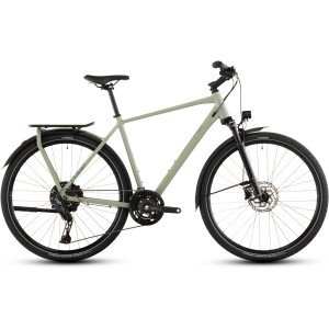 Dviratis Cube Kathmandu EXC pea'n'grey 2026-62 cm