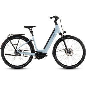 Elektrinis dviratis Cube Supreme RT Hybrid Deluxe EX 600 Easy Entry airygreen'n'prism 2026-58 cm