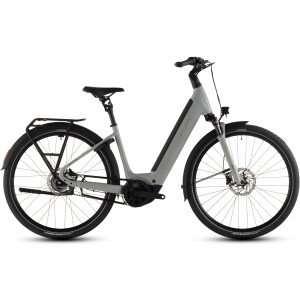 Elektrinis dviratis Cube Supreme Hybrid Deluxe ONE 600 Easy Entry 26 ashgreen'n'chrome 2026-42 cm